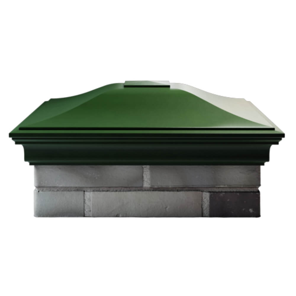 Колпак Zking Монблан Зеленый на столб 2х2 кирпича (515х515мм) в Химках фото