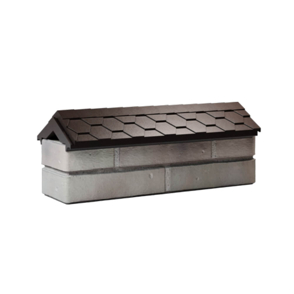 Парапет Zking Эверест Коричневый с посадкой на 0.5 кирпича (130мм) Химки фото