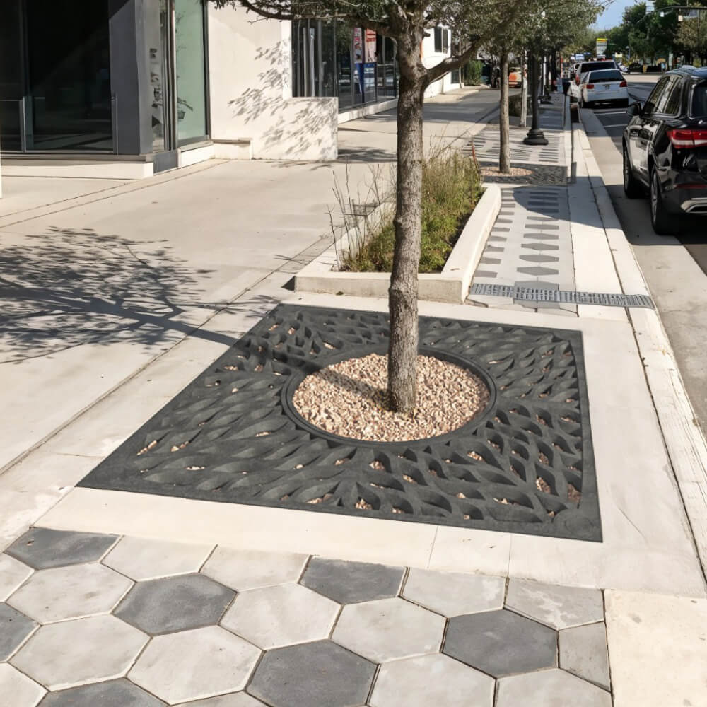 Приствольная решетка для дерева ZKING CRUST 2х2м Черная в Химках фото