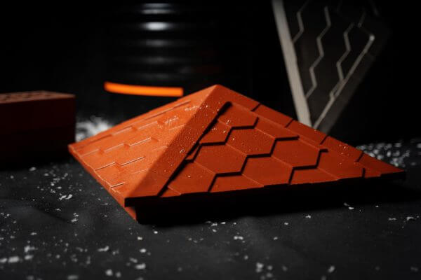 Колпак Zking Эверест Красный на столб 1.5х1.5 кирпича (390х390мм) в Химках фото