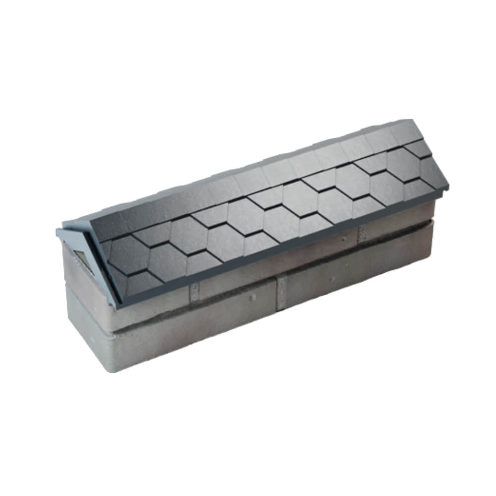 Парапет Zking Эверест Серый с посадкой на 0.5 кирпича (130мм) в Химках фото