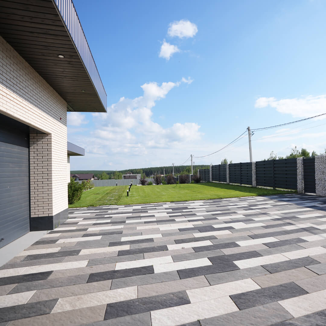 Шаговая плита STONE Черный Сланец 990х330х55мм в Химках фото